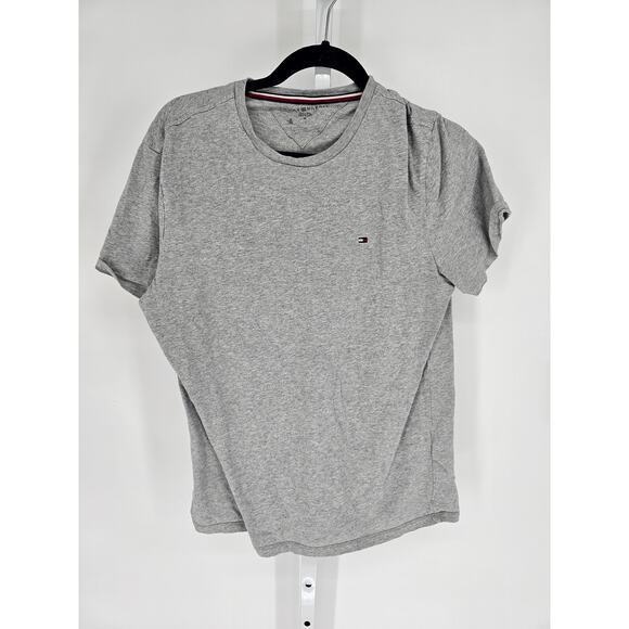 Tommy Hilfiger Mens Sz M Short Sleeve Crew Neck T Shirt Gray - Picture 1 of 3